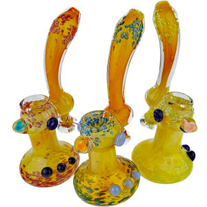 7″ FUME GLASS BUBBLER