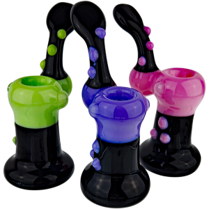 7″ TWO-TONE GLASS BUBBLER