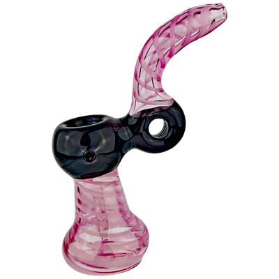 6″ TWO-TONE DONUT GLASS BUBBLER