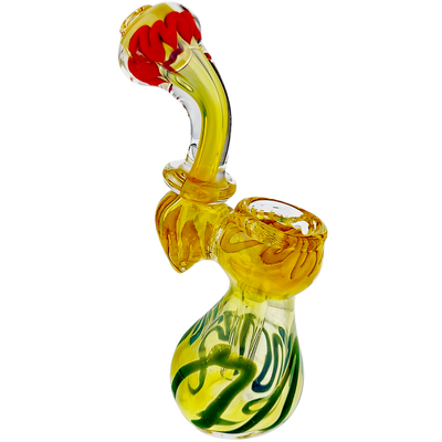5″ FUME RASTA GLASS BUBBLER