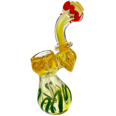 5″ FUME RASTA GLASS BUBBLER