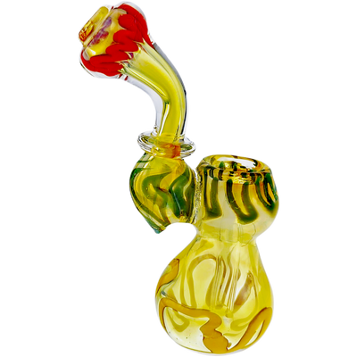 5″ FUME RASTA GLASS BUBBLER