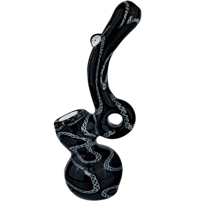 6″ GLASS DONUT BUBBLER