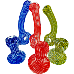 6″ DONUT GLASS BUBBLER