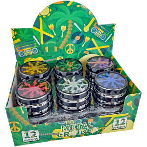 2.5″ ALUMINUM BOLT GRINDER – 12 PACK W/ DISPLAY