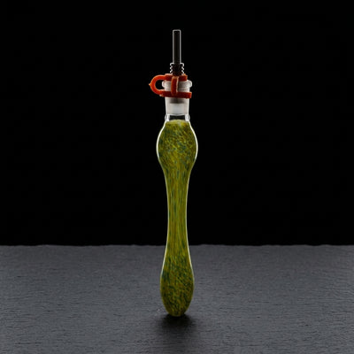 Editorial product photography on charcoal slate