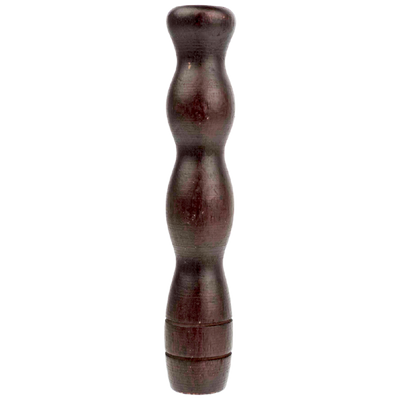 5" Bamboo Ribbed Nectar Straw w/ Glass Tip