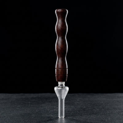 Editorial product photography on charcoal slate