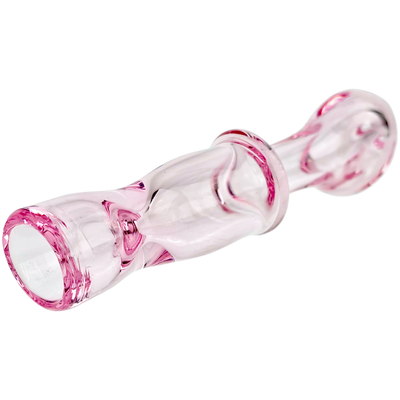 3.5" Pink/Purple Chillum - close-up view