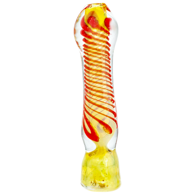 3" Fume Twisted Cane Chillum