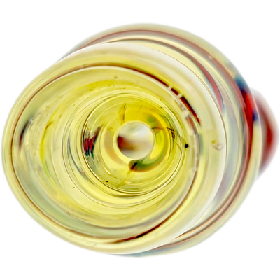 3" Flat Mouth Fume Color Swirl Chillum