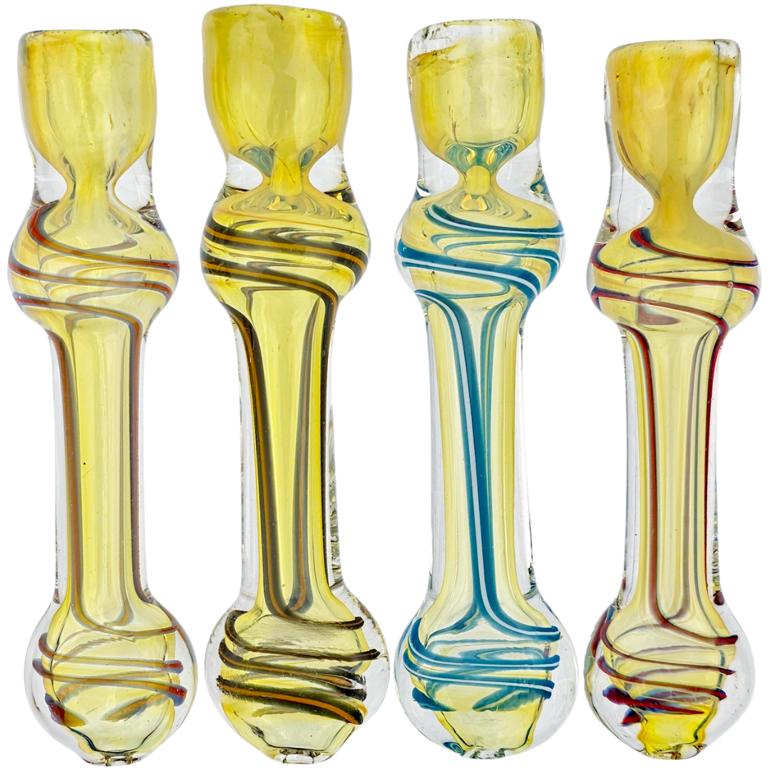 3″ FLAT MOUTH FUME COLOR SWIRL CHILLUM