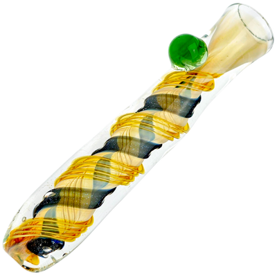 3.5" Dichro Color Swirl Fume Chillum - additional view
