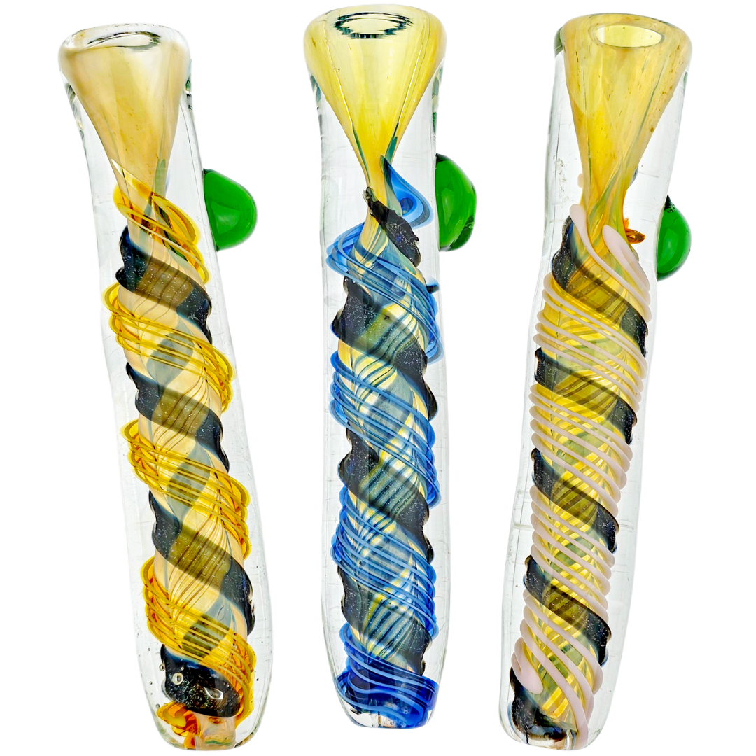 3.5″ DICHRO COLOR SWIRL FUME CHILLUM