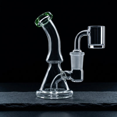 4.5" Color Lip Mini Fixie Bell Rig in Green
