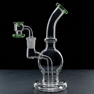 6" Color Lip Hollow Foot Orb Rig in Green