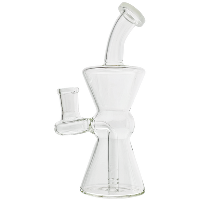 6.5" Clear Hourglass Orb Fixie Rig