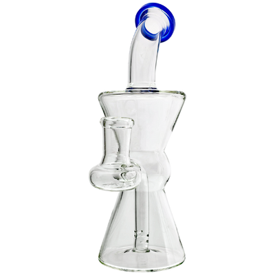 6.5" Clear Hourglass Orb Fixie Rig