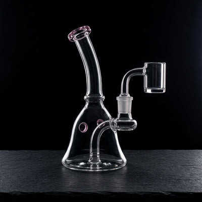 Editorial product photography on charcoal slate
