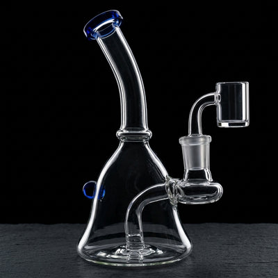 6" Color Lip & Dot Bell Rig in Blue