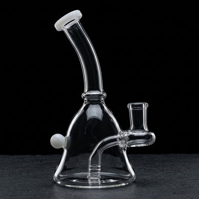 6" Color Lip & Dot Bell Rig in White