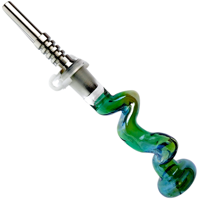 4″ IRIDESCENT ZONG NECTAR STRAW