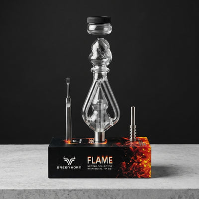 Editorial product photography on charcoal slate