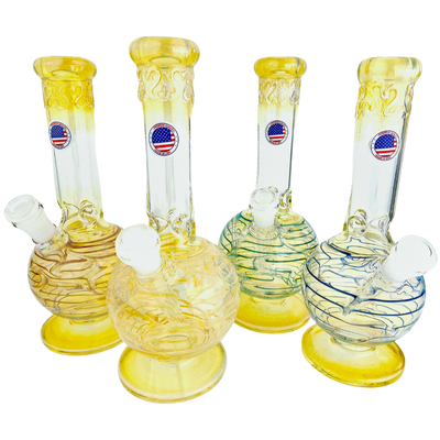 10″ FUME WRAP AND RAKE VENETIAN BEAKER – MADE IN USA