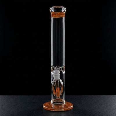 14'' Wrap and Rake Straight (one off) - Made in USA on dark slate surface - Oil Slick Pad