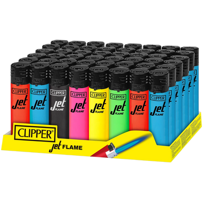 Clipper Lighters CKJ11 Solid Fluo BW - alternate angle