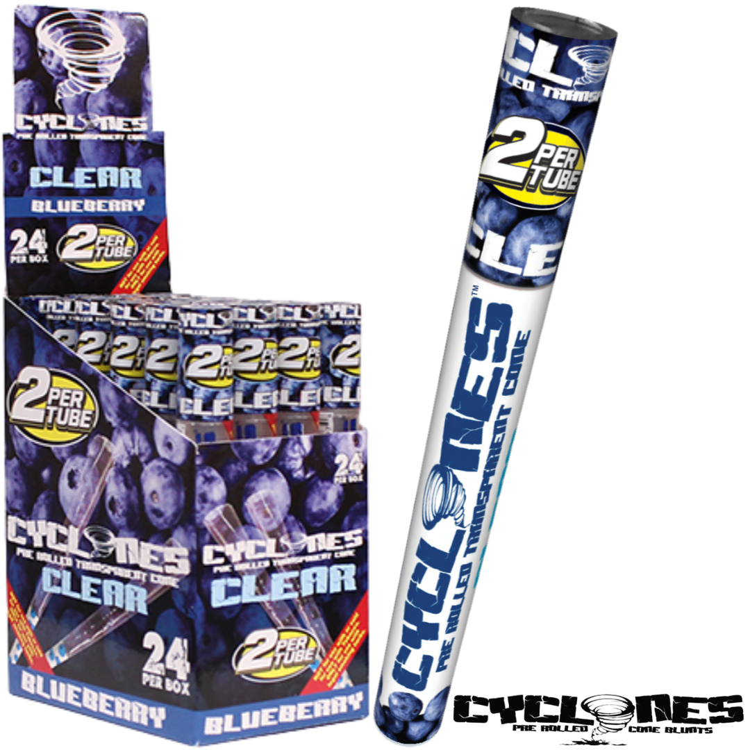 Cyclones 2pk Klear Blueberry 24bx - product photo