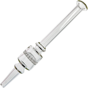 6.5″ CLEAR ONE PIECE HONEYCOMB NECTAR STRAW by RAW