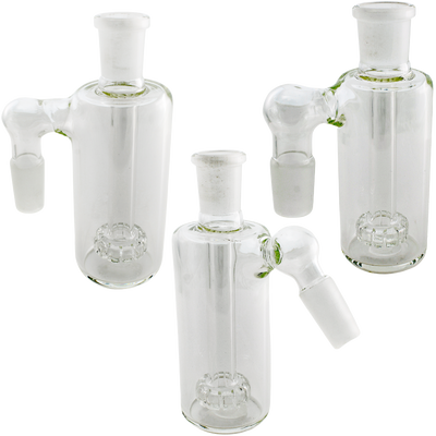 5″ Clear Showerhead Ash Catcher - alternate angle