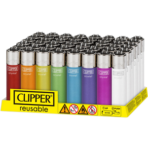 Clipper Lighters CP11 Crystal Rainbow - alternate angle