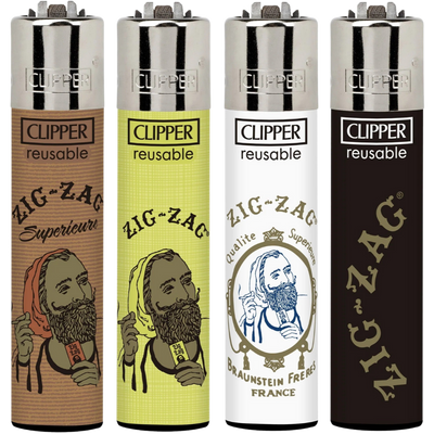 Clipper Lighters CP11 Zig-Zag - Collection 2 - alternate angle