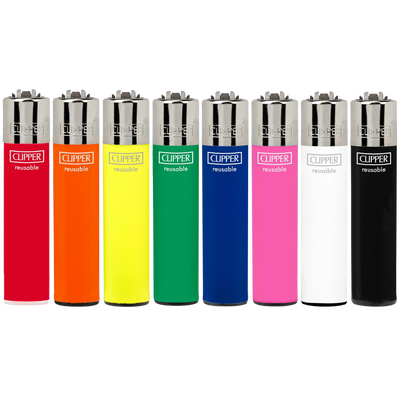 Clipper Lighters CP11 Solid Assorted Colors - alternate angle
