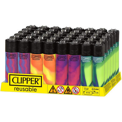 Clipper Lighters CP11 Nebula Mix BW - alternate angle
