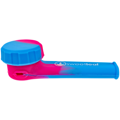 Custom 3.5″ Silicone Hand Pipe w/ Metal Bowl & Lid