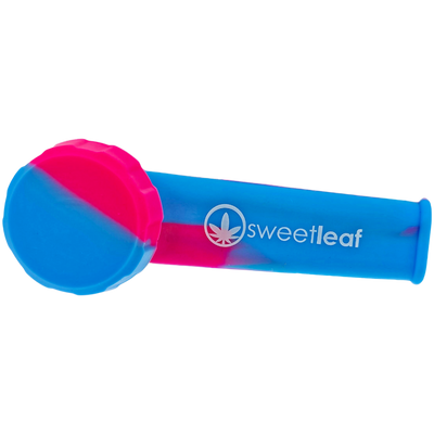 Custom 3.5″ Silicone Hand Pipe w/ Metal Bowl & Lid