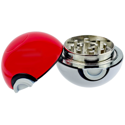 2.5" Pokeball Grinder - in use