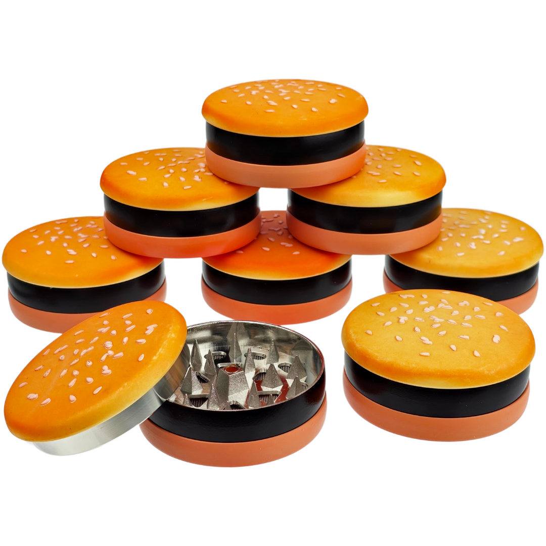 2.5" Hamburger Three Piece Grinder - front view