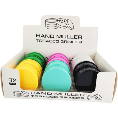 2.5" Three Piece Plastic Magnetic Grinder
