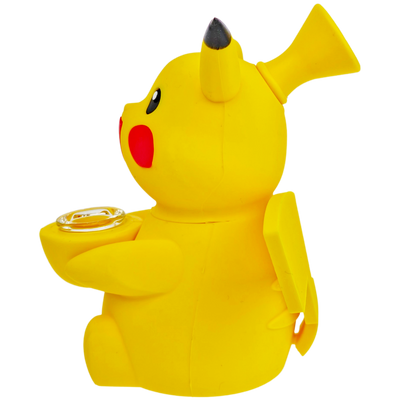 5.5" Silicone Pikachu w/ Glass Flower Bowl - photo 7