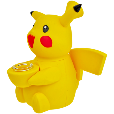 5.5" Silicone Pikachu w/ Glass Flower Bowl - photo 4