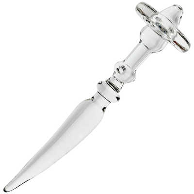 4.5" Thick Glass Sword Carb Cap & Dab Tool