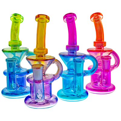6" V2 Iridescent Rainbow Recycler