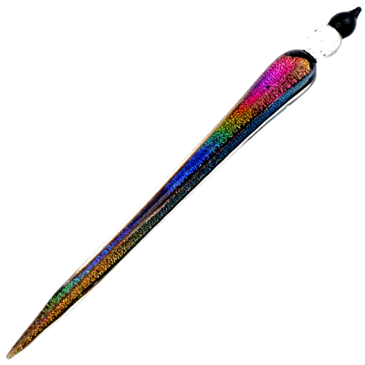 5.5" Glass Dichro Candle Dab Tool