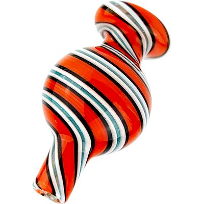 2″ COLOR SPIRAL BUBBLE CARB CAP