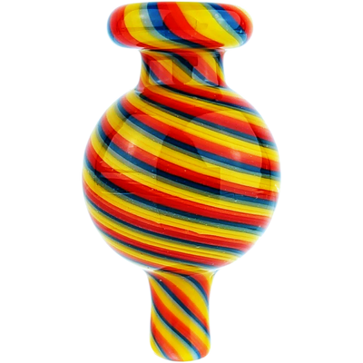 2″ COLOR SPIRAL BUBBLE CARB CAP