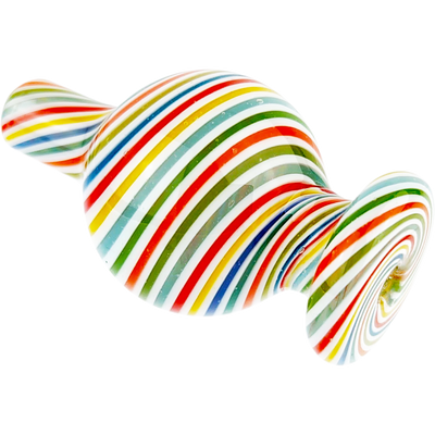 2″ COLOR SPIRAL BUBBLE CARB CAP